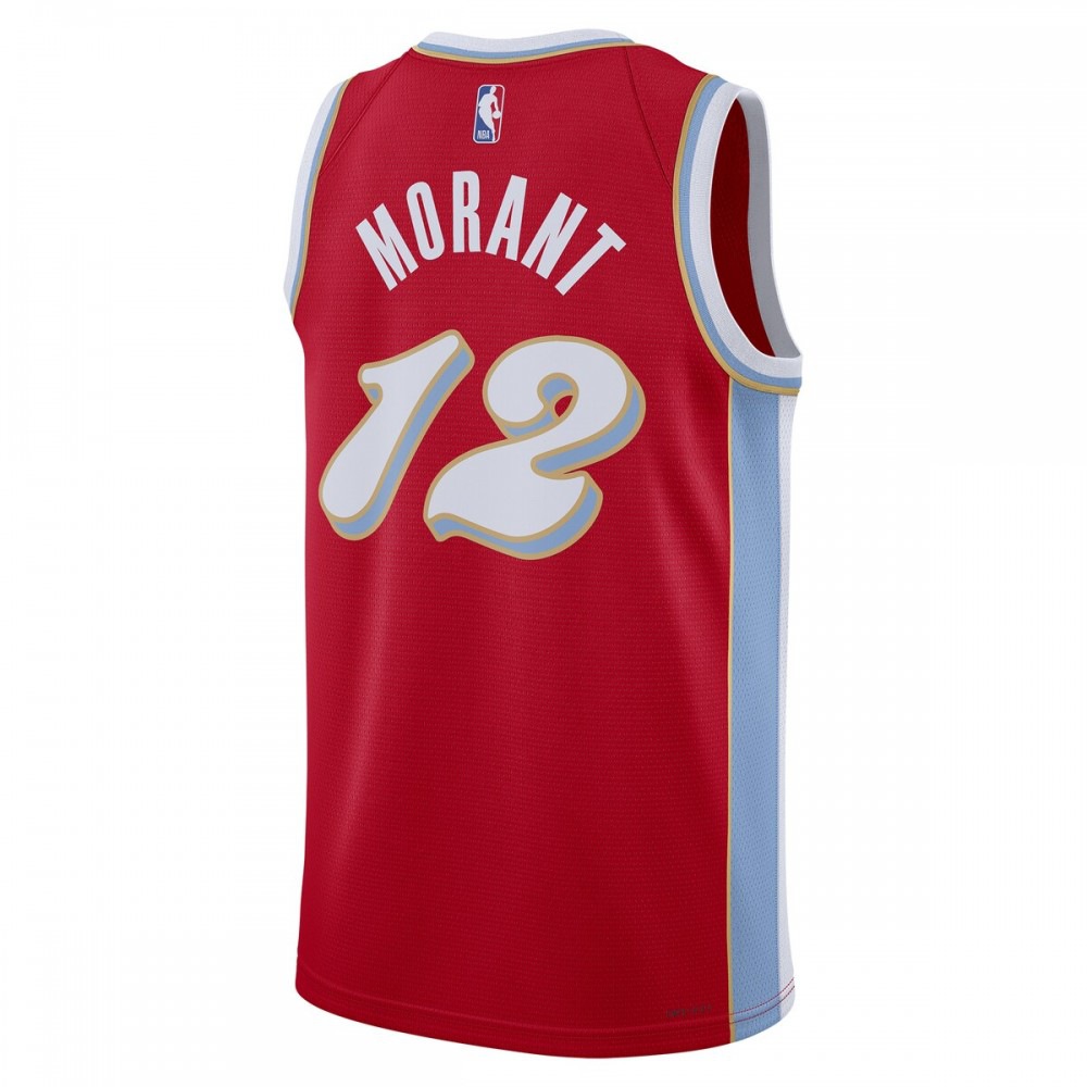 Ja Morant Memphis Grizzlies Unisex 2024/25 Swingman Player Jersey - City Edition - Red-Pro Kit Vault | Brand New 26/27 Sports Jerseys